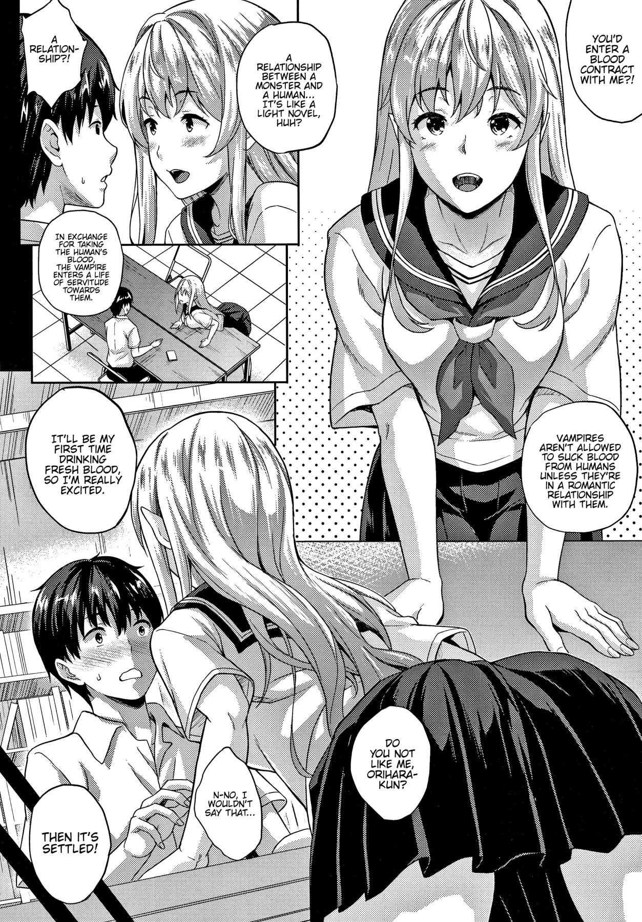 Hentai Manga Comic-My Lover Is a Vampire!?-Chapter 1-6-35